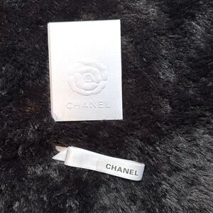CHANEL Ribbon White‎ Black